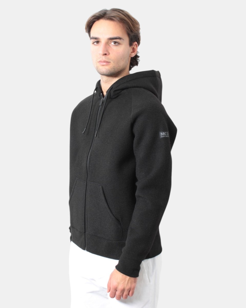 MC2 SAINT BARTH - Felpe Con Zip Nero - 10Decimi