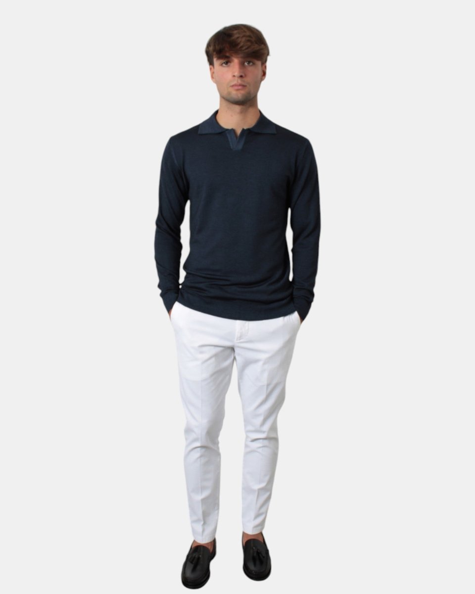 PANTALONE BE.ABLE MOD. ALEXANDER SHORTER - BIANCO - 10Decimi