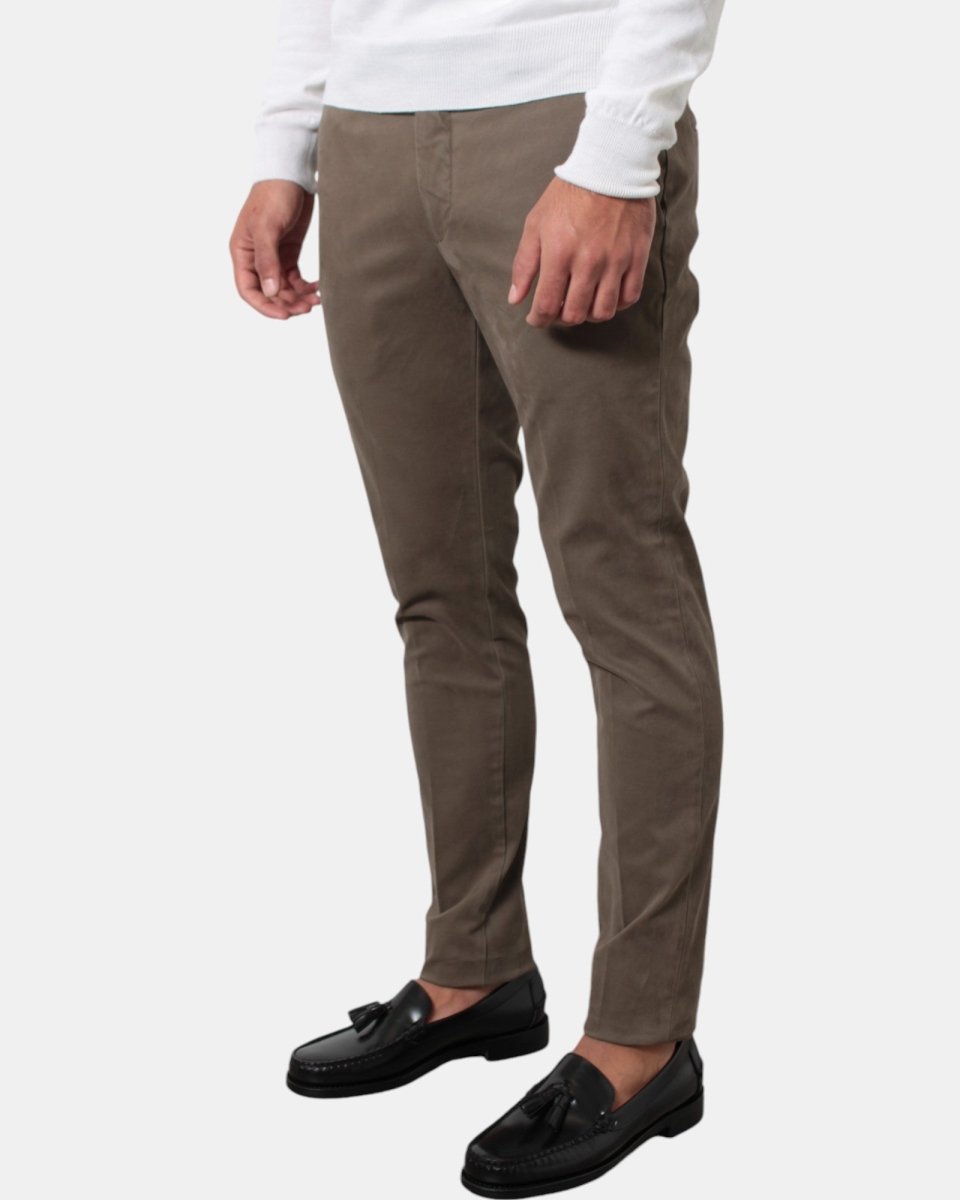 PANTALONE BE.ABLE MOD. ALEXANDER - TABACCO - 10Decimi