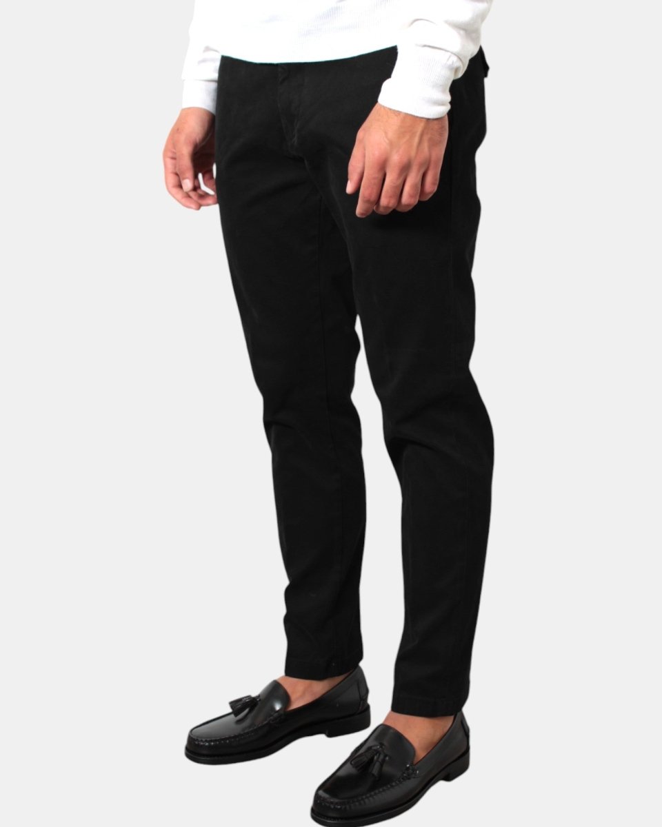 PANTALONE BE.ABLE MOD. LOUIS REGULAR - BLACK - 10Decimi