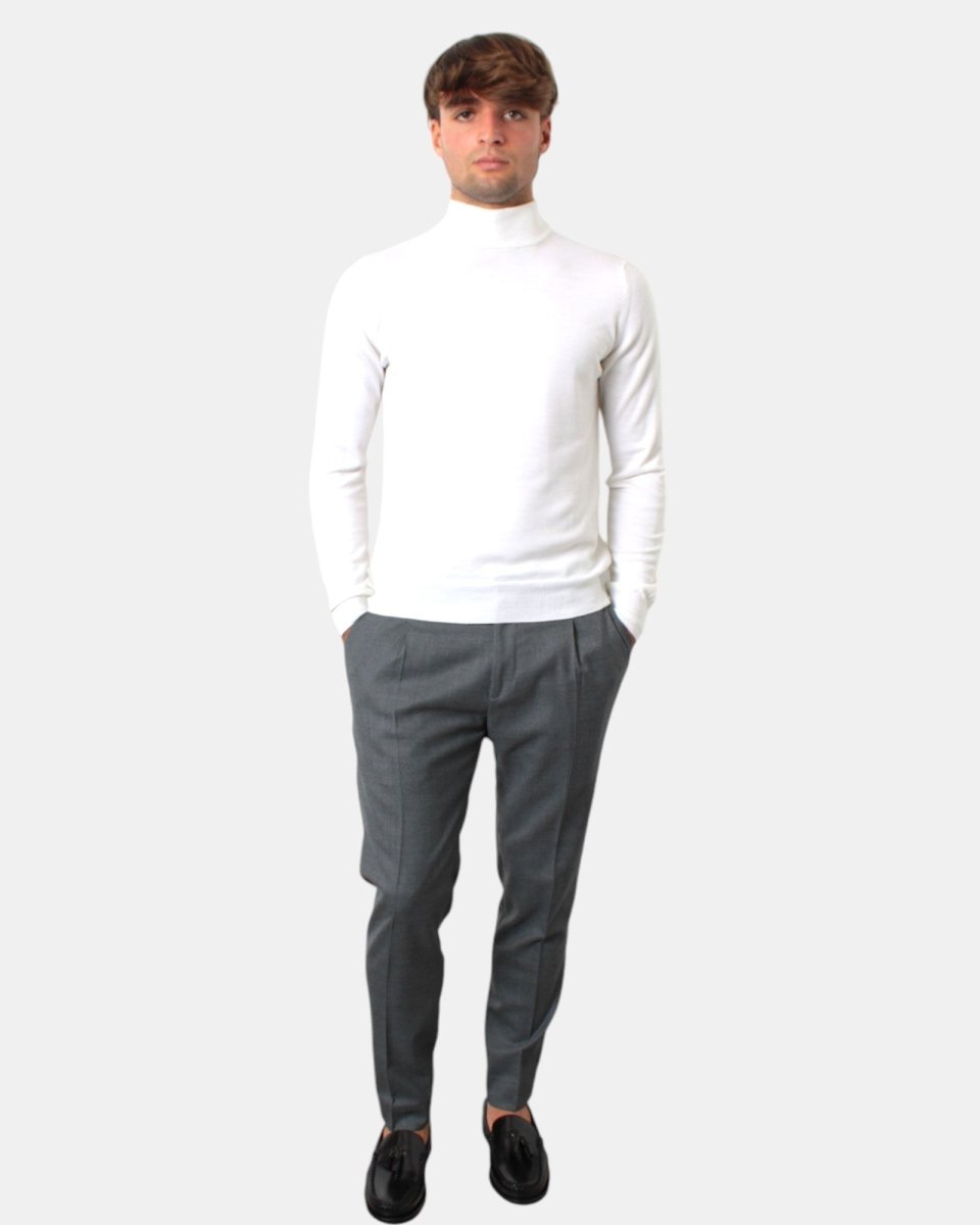 PANTALONE BE.ABLE MOD. RICCARDO - GRIGIO MEDIO - 10Decimi