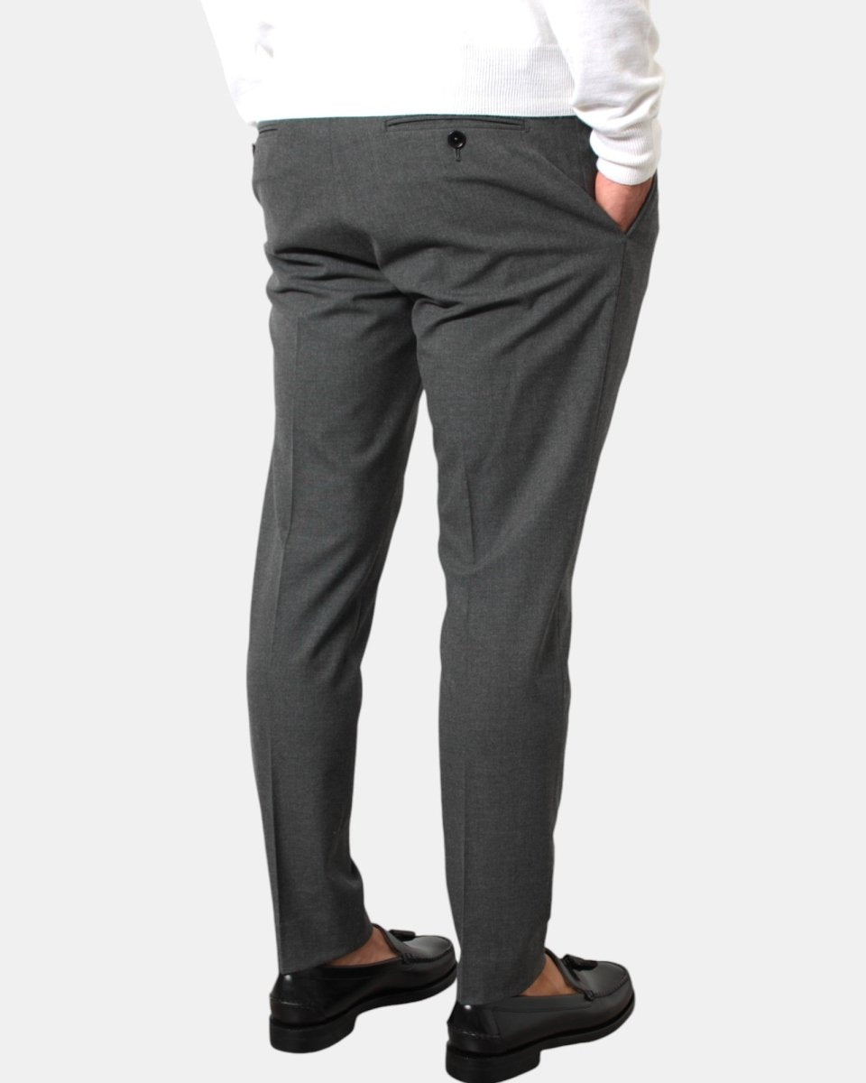 PANTALONE BE.ABLE MOD. RICCARDO - GRIGIO SCURO - 10Decimi