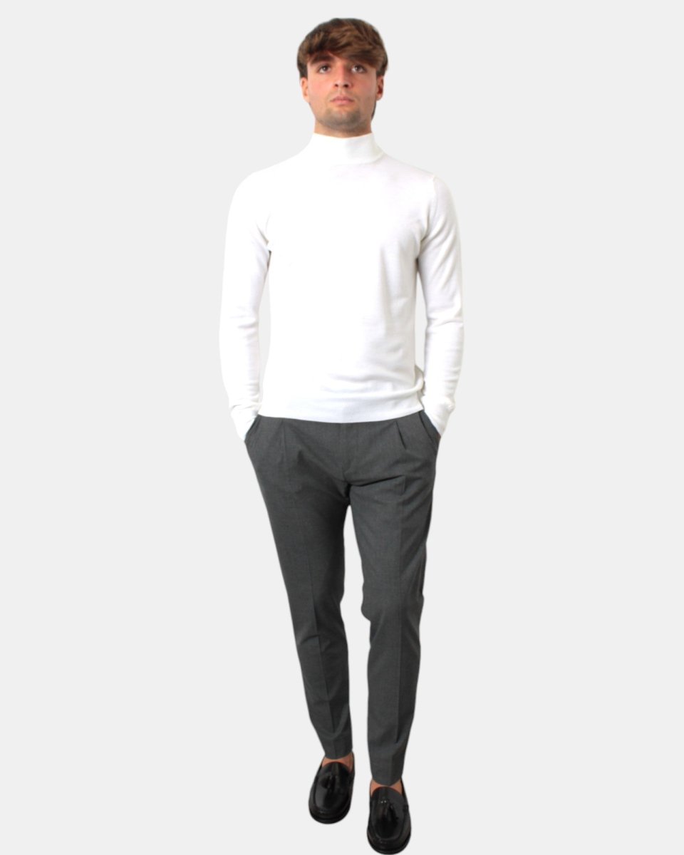 PANTALONE BE.ABLE MOD. RICCARDO - GRIGIO SCURO - 10Decimi