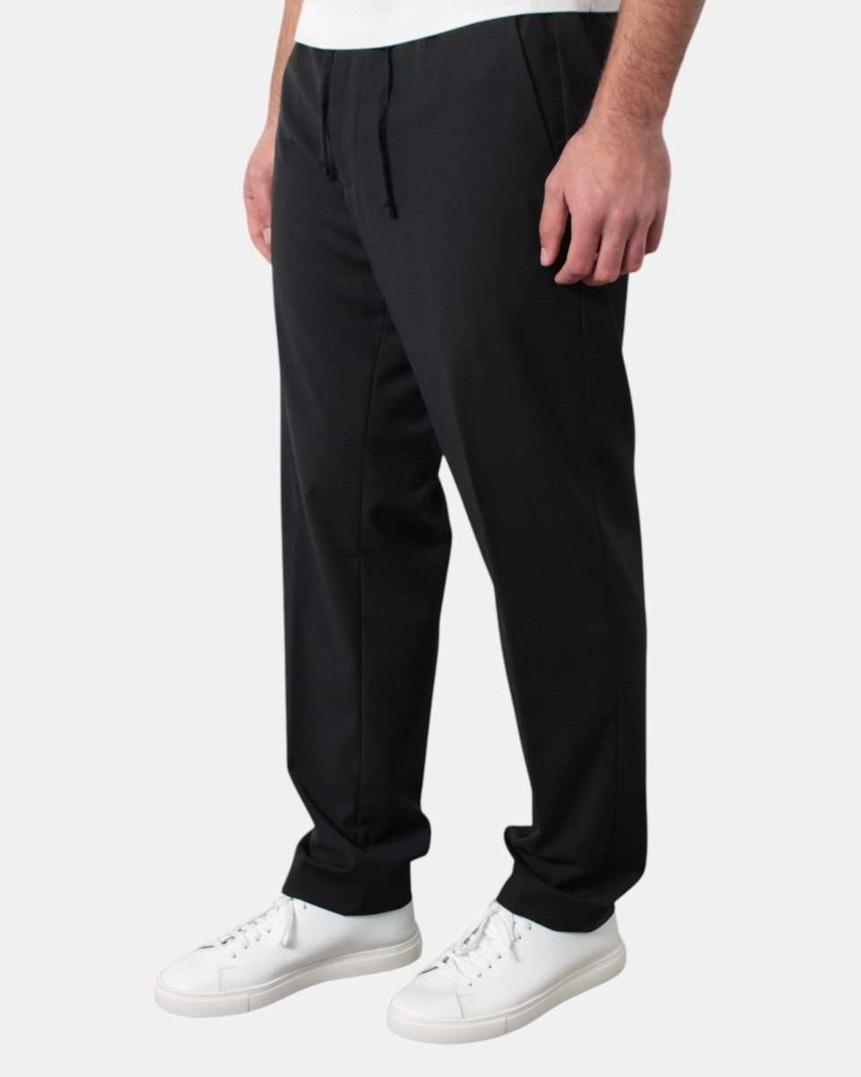 PANTALONE CON COULISSE MICHELE CARBONE MOD. ADAM - 019 NERO - 10Decimi