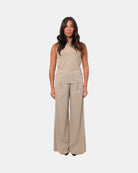 PANTALONE MAX MARA LEISURE MOD. BONN - 001 TORTORA - 10Decimi