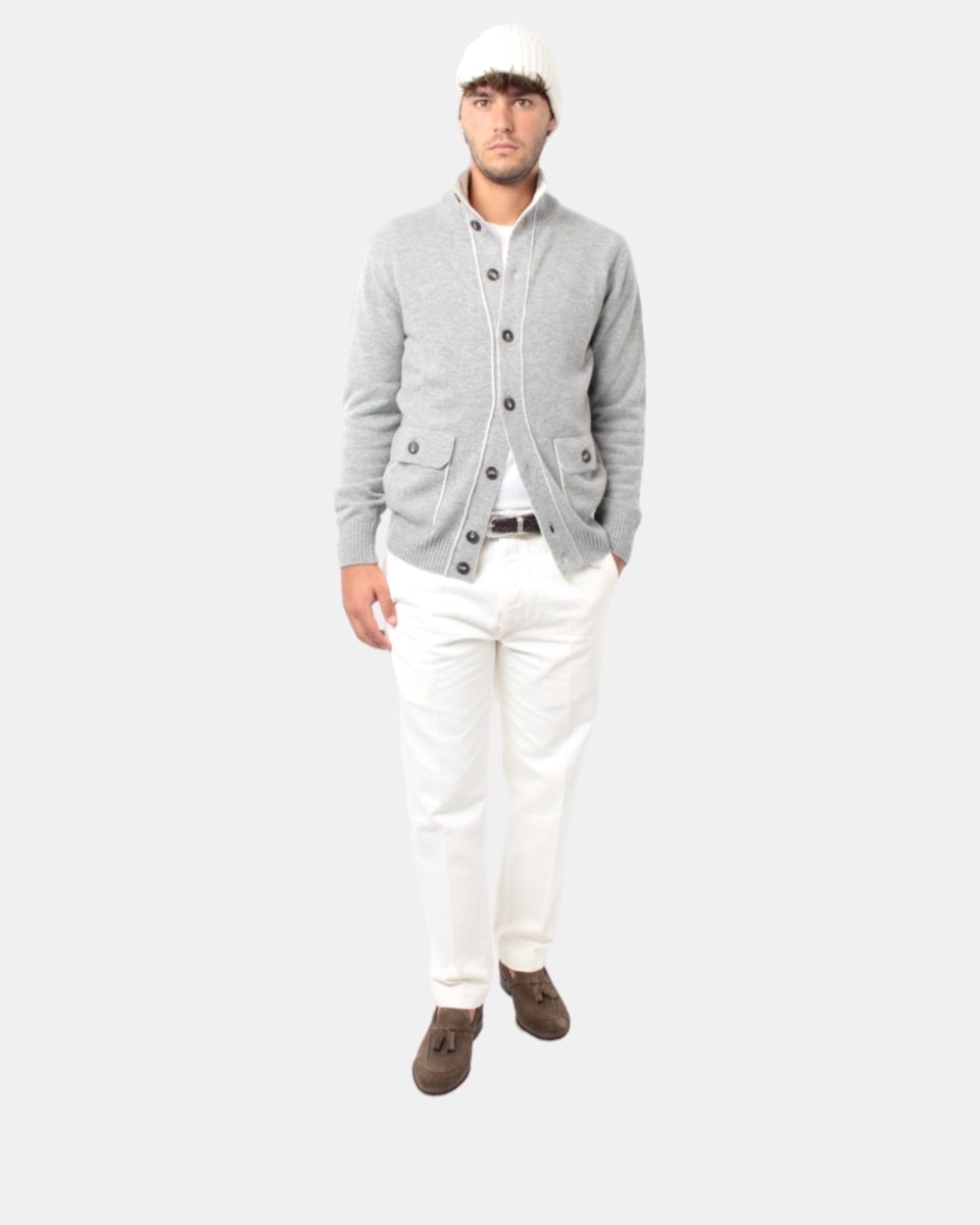 PANTALONE NINE IN THE MORNING CHINO - BIANCO - 10Decimi