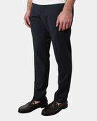 PANTALONE TASCA A FILO MICHELE CARBONE MOD. BRAD CAPRI - 016 NAVY - 10Decimi