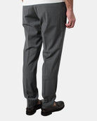 PANTALONE TASCA A FILO MICHELE CARBONE MOD. BRAD CAPRI - 579 GRIGIO MEDIO - 10Decimi