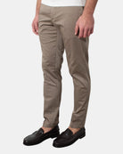 PANTALONE TASCA A FILO MICHELE CARBONE MOD. BRAD PLUS - 015 FANGO - 10Decimi