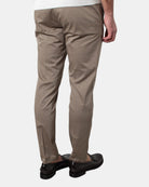 PANTALONE TASCA A FILO MICHELE CARBONE MOD. BRAD PLUS - 015 FANGO - 10Decimi