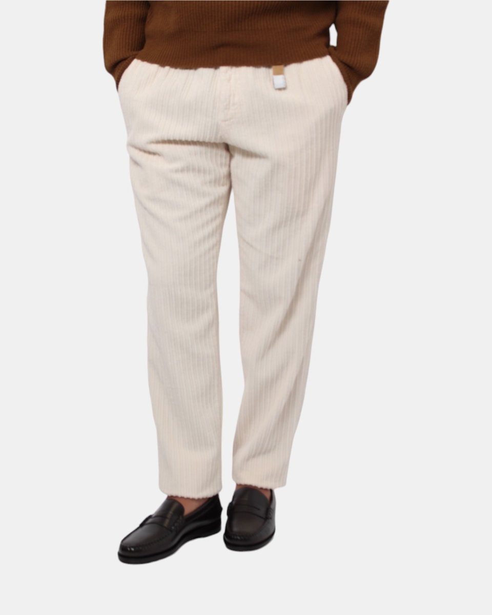 PANTALONE WHITE SAND - 04 BIANCO - 10Decimi