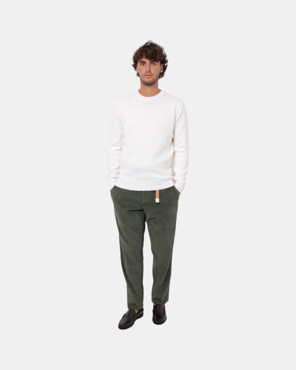 PANTALONE WHITE SAND - 29 VERDE - 10Decimi