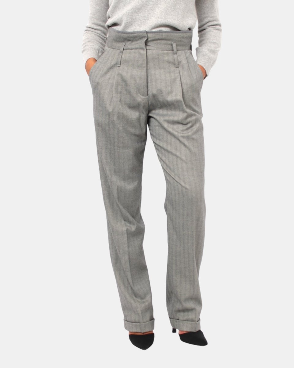 PANTALONE WHITE SAND - 33 GRIGIO - 10Decimi