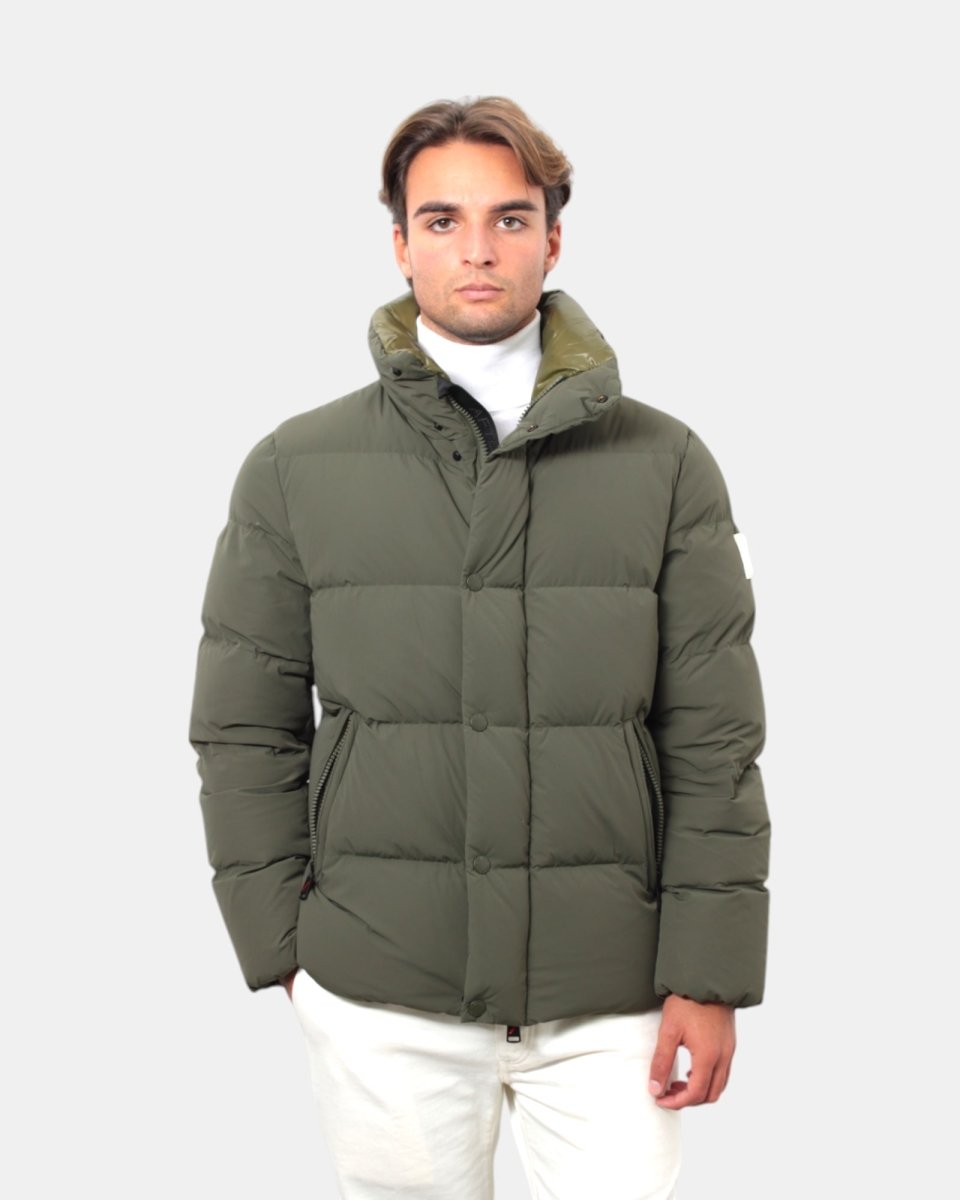 PIUMINO AFTER LABEL MOD. CHAMONIX - VERDE MILITARE - 10Decimi