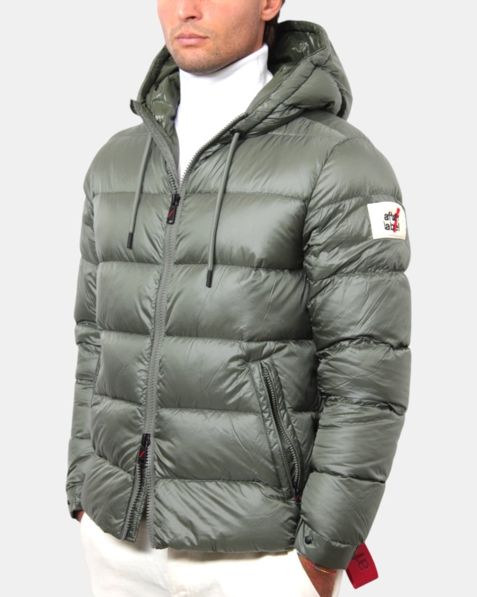 PIUMINO AFTER LABEL MOD. VERBIER - VERDE MILITARE - 10Decimi