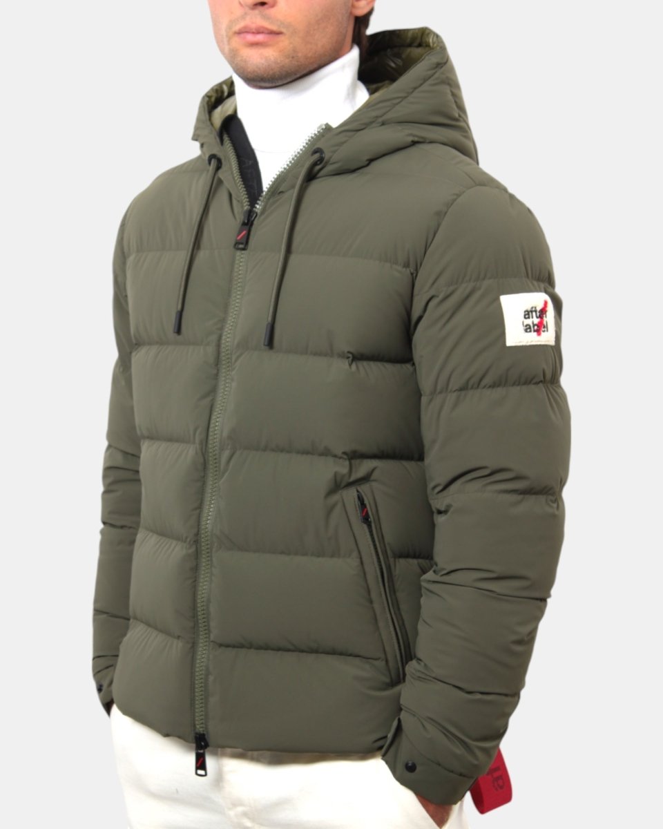 PIUMINO AFTER LABEL MOD. VERBIER - VERDE MILITARE - 10Decimi