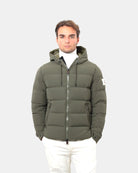 PIUMINO AFTER LABEL MOD. VERBIER - VERDE MILITARE - 10Decimi