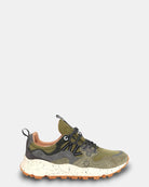 SNEAKERS FLOWER MOUNTAIN MOD. YAMANO 3 - CHECKED MILITARE/GREY - 10Decimi