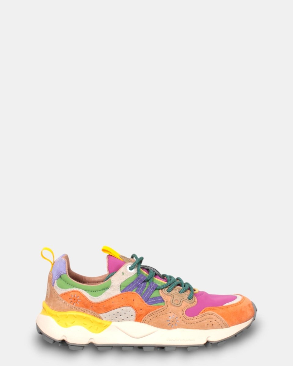 SNEAKERS FLOWER MOUNTAIN MOD. YAMANO 3 - ORANGE/FUCHSIA - 10Decimi