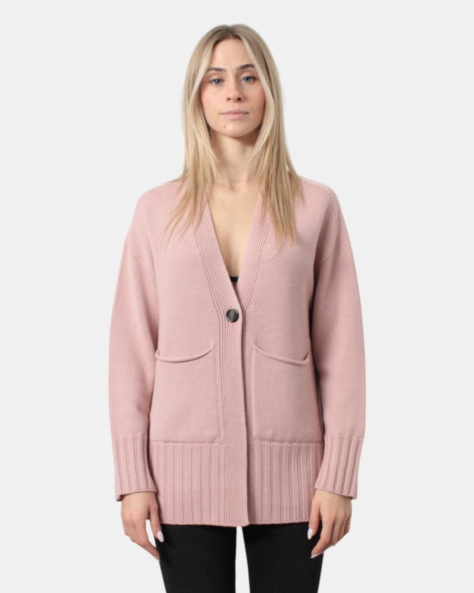 SOLOTRE - Cardigan Rosa - 10Decimi