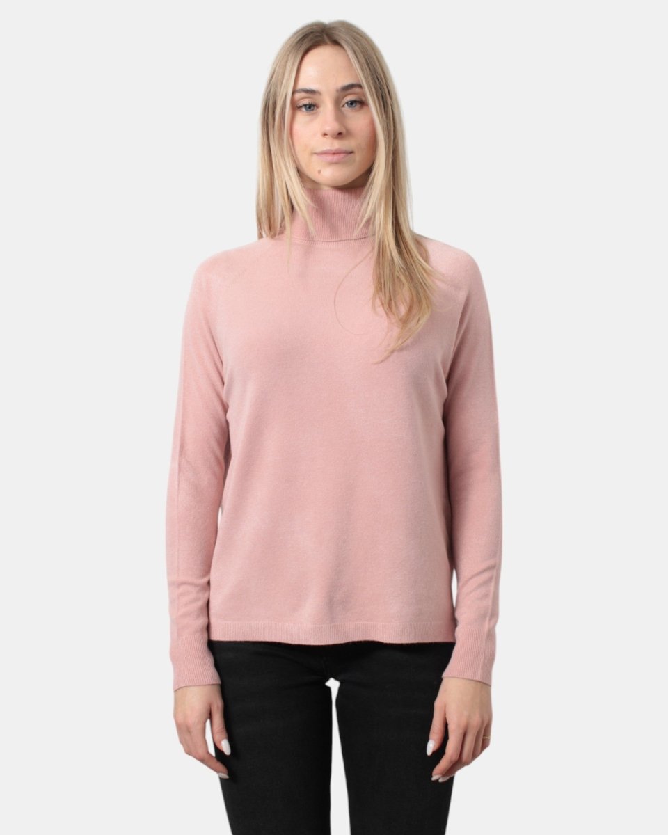 SOLOTRE - Maglie A Dolcevita Rosa - 10Decimi