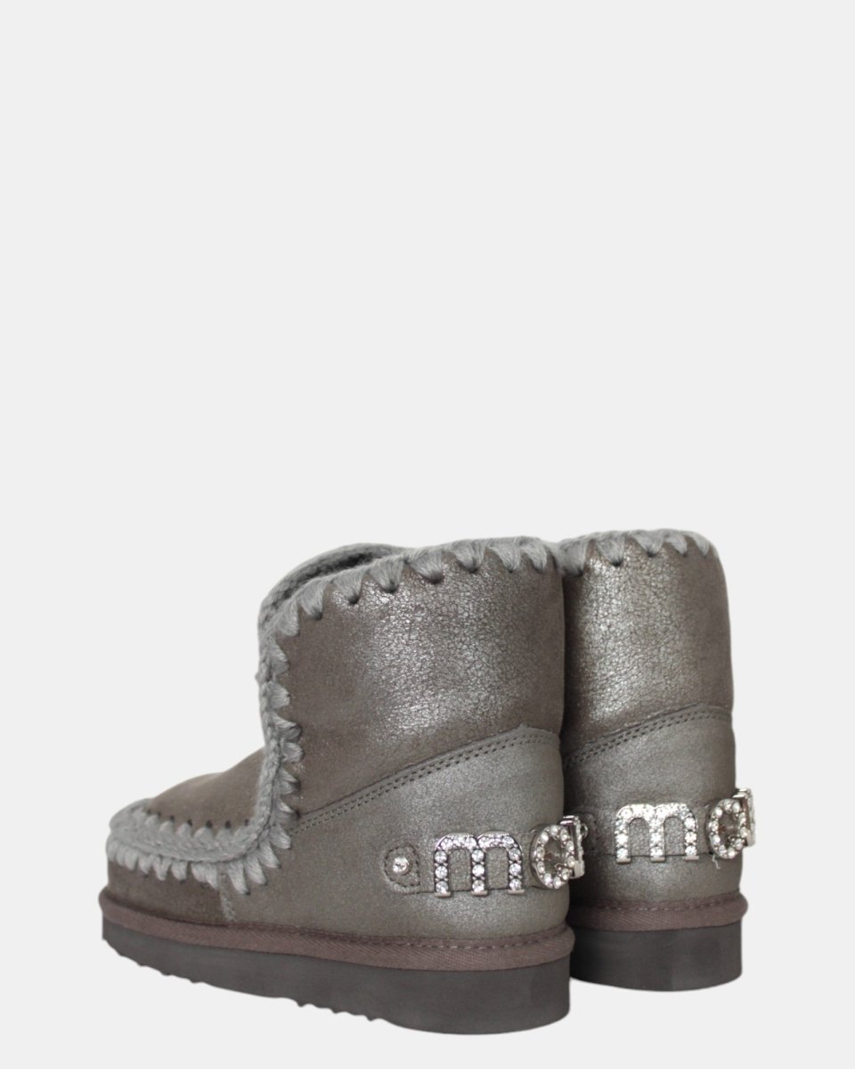 STIVALE MOU MOD. ESKIMO 18 RHINESTONES LOGO - DUIRO - 10Decimi