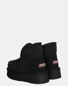 STIVALE MOU MOD. MINI ESKIMO PLATFORM BOOT - BKBK - 10Decimi