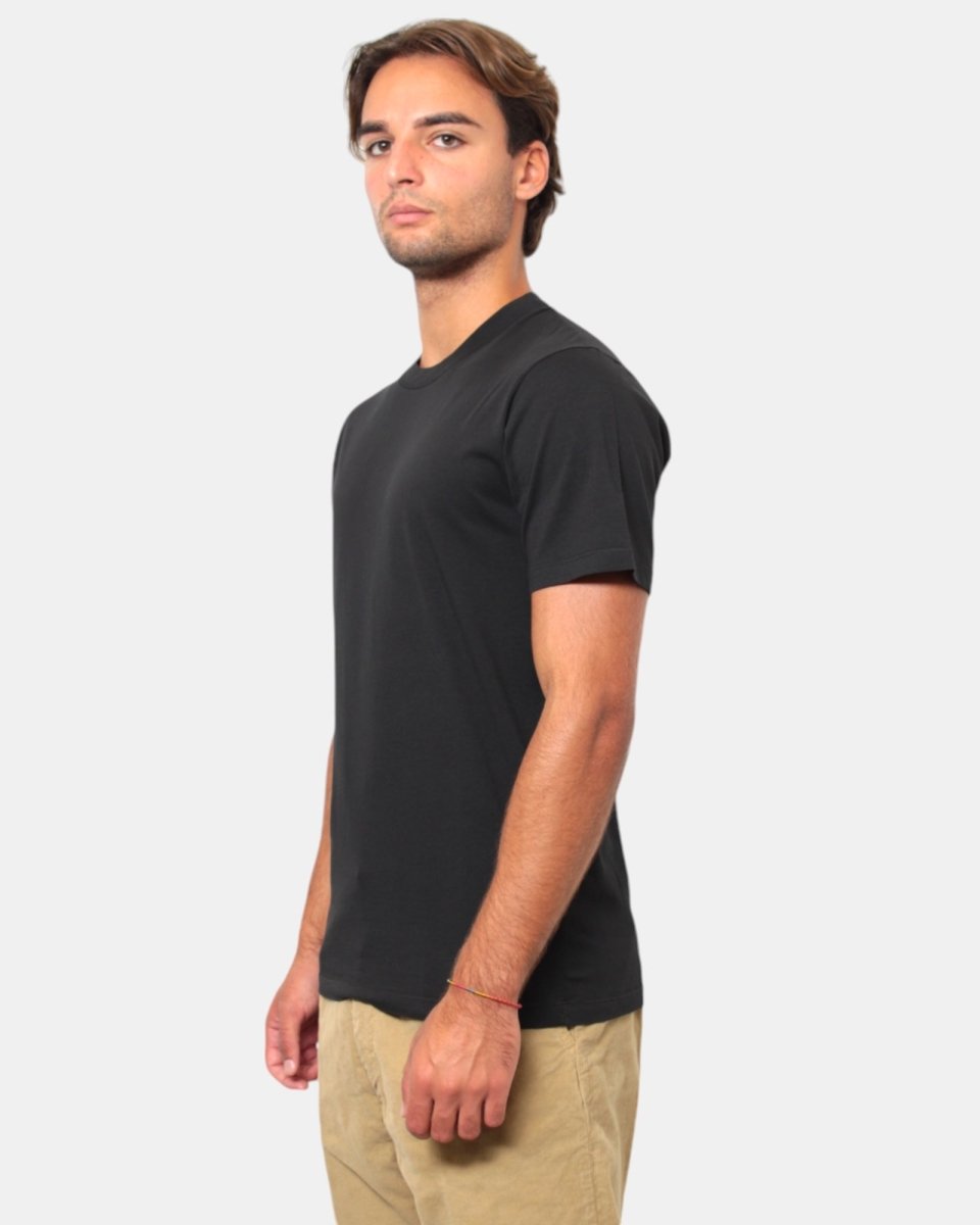 T - SHIRT BELLWOOD CON COLLO A COSTINA - 000016 NERO - 10Decimi