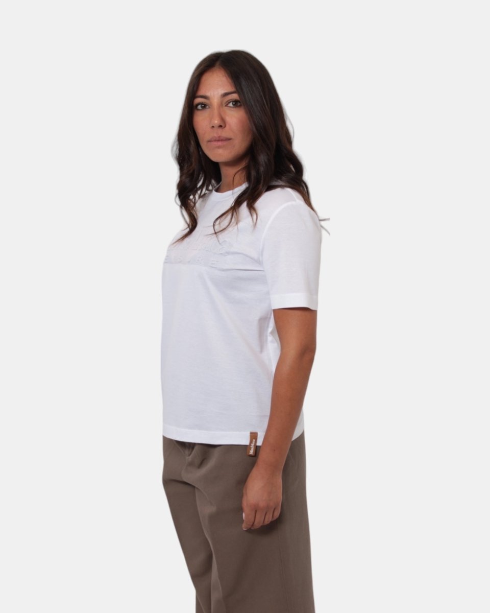 T - SHIRT MAX MARA LEISURE MOD. PAGGIO - 001 BIANCO OTTICCO - 10Decimi