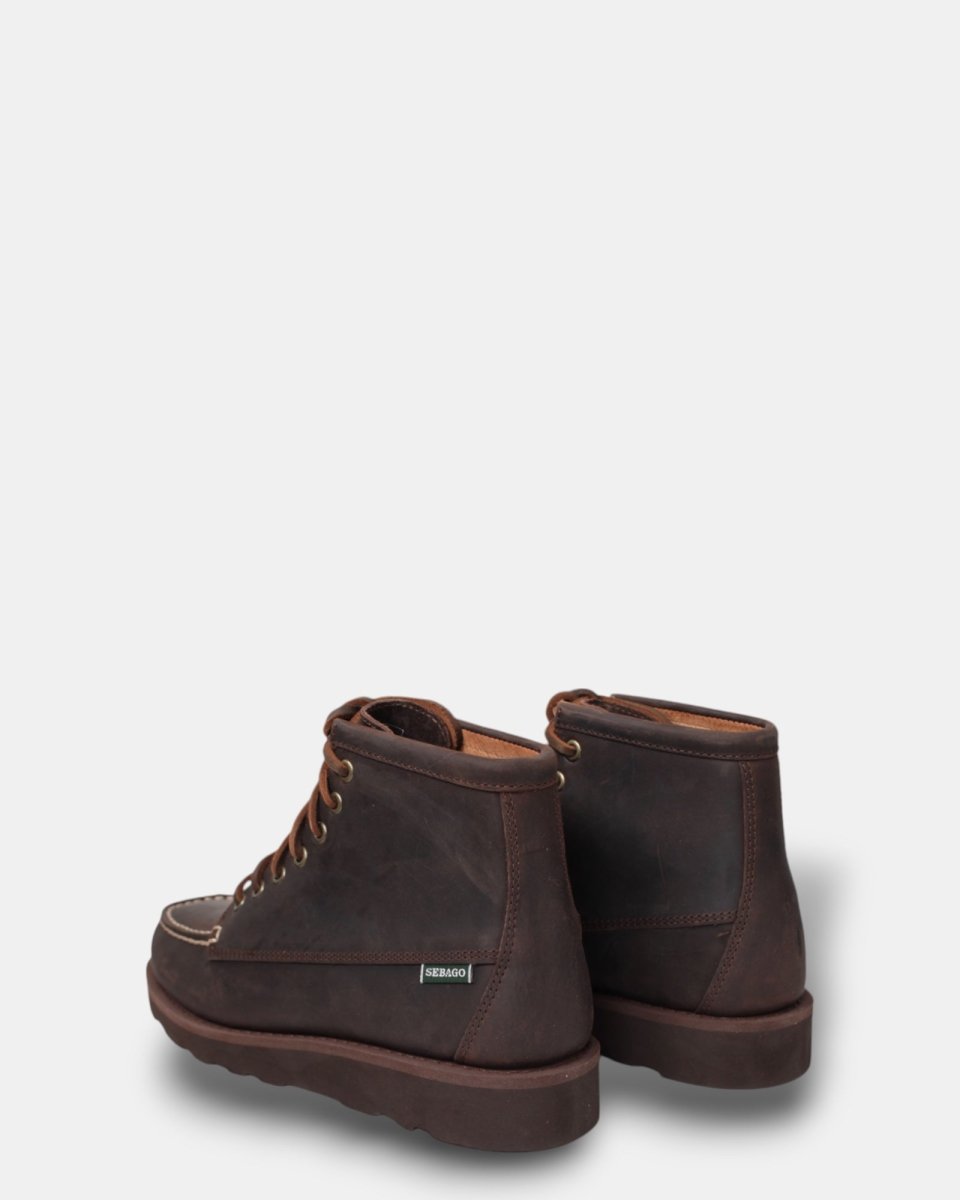 TRONCHETTO SEBAGO MOD. TALA MID CRAZY HORSE - 920 TOTAL DK BROWN - 10Decimi